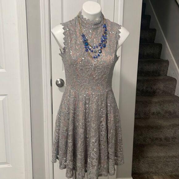 CITY STUDIO SEQUIN MINI DRESS SIZE SMALL - Picture 1 of 8